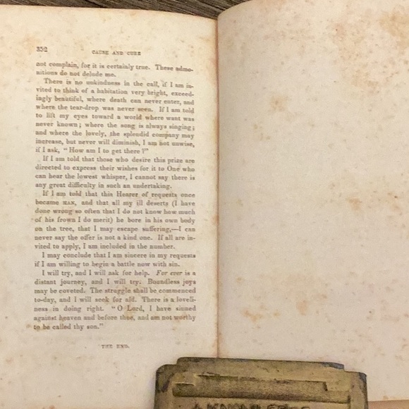 Unique antiquarian book on infidelity The Cause and Cure of Infidelity C. 1841 - Picture 9 of 14